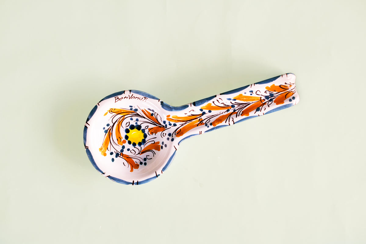 Ceramic ladle holder Amalfi Coast Decor BenVenuti.co.uk